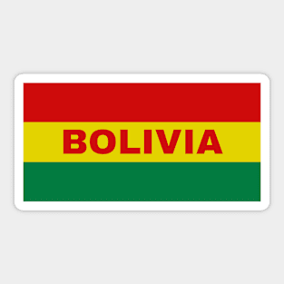 Bolivian Flag Colors Sticker